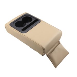Car Armrest Box with Rear Seat Cup Holder - Enhanced Support and Convenience