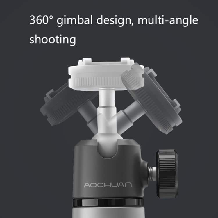 AOCHUAN MT-08 Telescopic Selfie Tripod • Compact Folding Design 5 Aochuan Mt-08 Telescopic Selfie Tripod • Compact Folding Design - Image 5