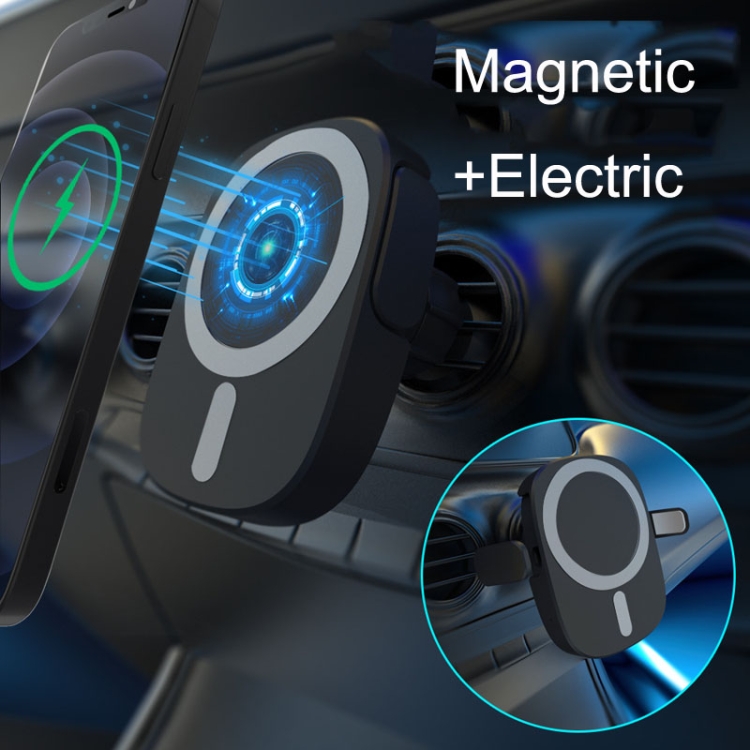 15W Smart Car Magnetic Wireless Charger Stand - Fast Charging Solution 6 15W Smart Car Magnetic Wireless Charger Stand - Fast Charging Solution - Image 6