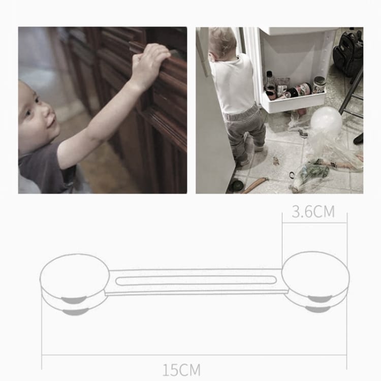 Safety Lock for Cabinets & Drawers - Stop Accidental Openings, Child Friendly 3 Safety Lock For Cabinets &Amp; Drawers - Stop Accidental Openings, Child Friendly - Image 3