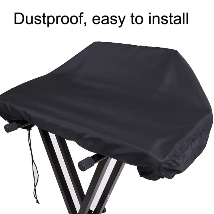 Adjustable Electronic Piano Dust-Proof Cover with Drawing Rope - Waterproof Design 5 Adjustable Electronic Piano Dust-Proof Cover With Drawing Rope - Waterproof Design - Image 5