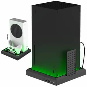 Xbox Series X S Charging Cooling Fan with RGB Lights - Ultimate Gaming Accessory