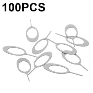 Hardened Steel Phone Card Removal Pin - 100 PCS Mixed Styles for All Phones