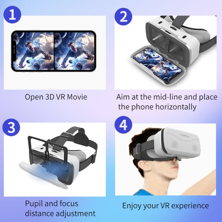 VRSHINECON G15 All-In-One VR Game Headset 3D Glasses for Phone 7 Vrshinecon G15 All-In-One Vr Game Headset 3D Glasses For Phone - Image 7