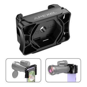 APEXEL APL-F002 Dual Monocular Bird Watching Camera with Phone Attachment