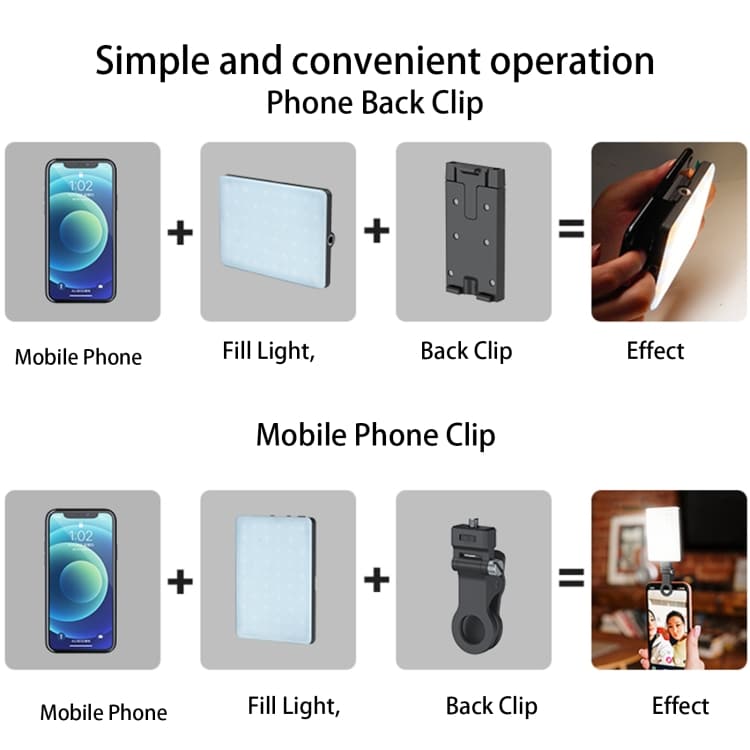 5W Fill Light Pocket Light for Mobile Phone Live Broadcast 5 5W Fill Light Pocket Light For Mobile Phone Live Broadcast - Image 5