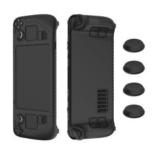 Enhanced Grip Steam Deck Controller Cover with Key Cap Set - Protect & Personalize