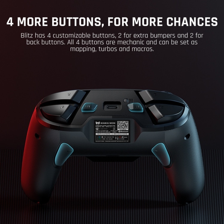 Bluetooth Mechanical Gamepad for Switch/PC/Android/iOS - Dual Mode Support 3 Bluetooth Mechanical Gamepad For Switch/Pc/Android/Ios - Dual Mode Support - Image 3