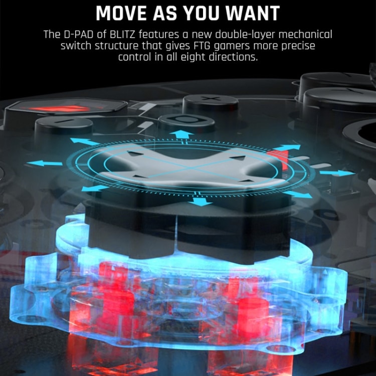 Bluetooth Mechanical Gamepad for Switch/PC/Android/iOS - Dual Mode Support 7 Bluetooth Mechanical Gamepad For Switch/Pc/Android/Ios - Dual Mode Support - Image 7