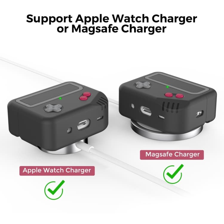 AhaStyle Split Silicone Cartoon Protective Case for AirPods Pro 2 - JY07(Gray/Black) 6 Tbd06035975 B5.Jpg