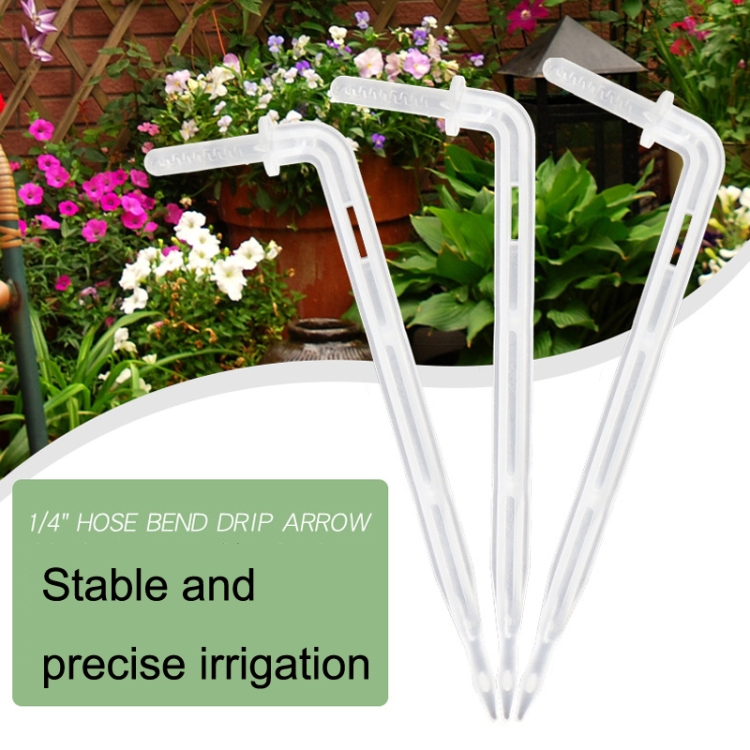 10pc Transparent Curved Drop Arrow Micro-Spray Irrigation Kit 5 10Pc Transparent Curved Drop Arrow Micro-Spray Irrigation Kit - Image 5