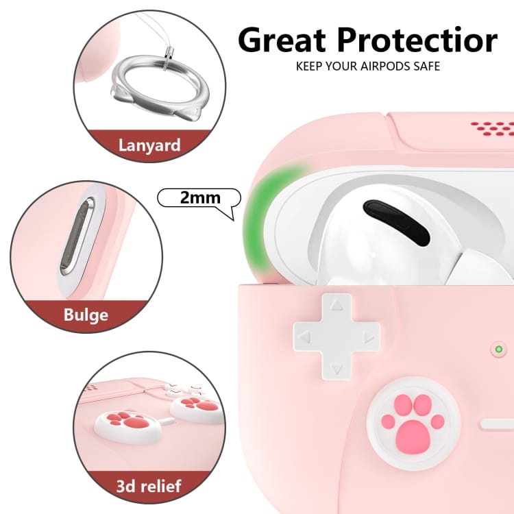 Cat Claw AirPods Pro 2 Silicone Case - Protective Cover for Ultimate Style 4 Tbd06036600 B3.Jpg