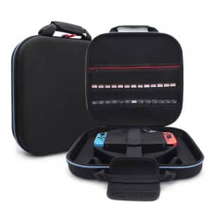 Nintendo Switch Fitness Ring Storage Bag: Portable Hard Shell for Double Rings