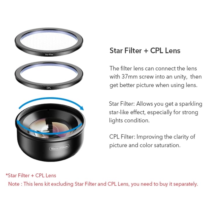 APEXEL APL-HB100MM HD Insect Jewelry 100 Micro Lens - External Phone Lens 4 Apexel Apl-Hb100Mm Hd Insect Jewelry 100 Micro Lens - External Phone Lens - Image 4