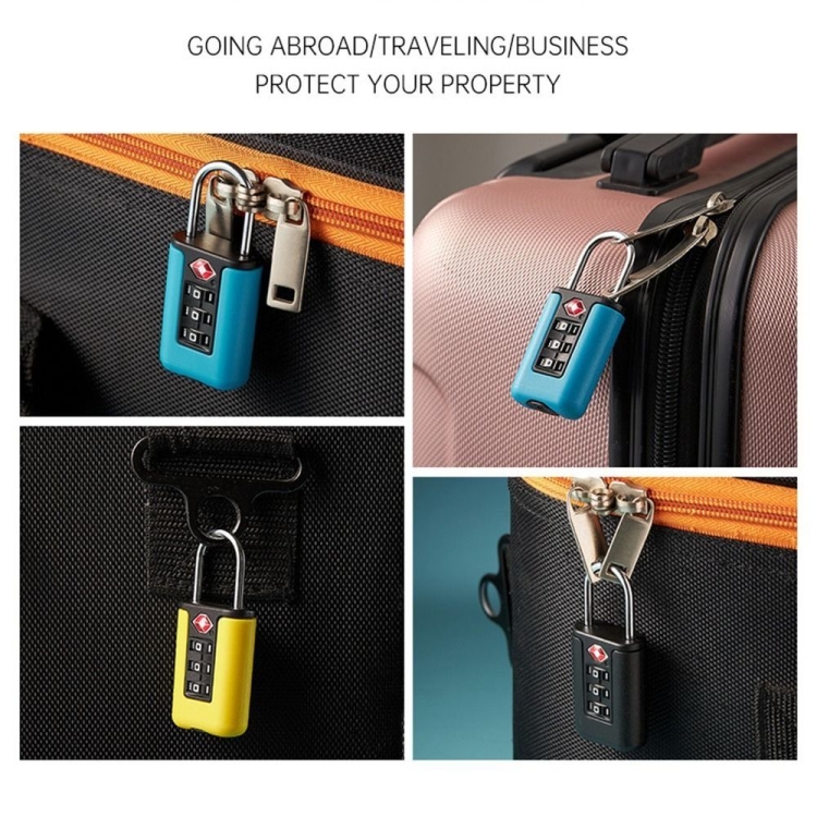 Travel with Confidence: Mini Contrast Color TSA Customs Code Lock for Luggage - Secure & Stylish 7 Travel With Confidence: Mini Contrast Color Tsa Customs Code Lock For Luggage - Secure &Amp; Stylish - Image 7