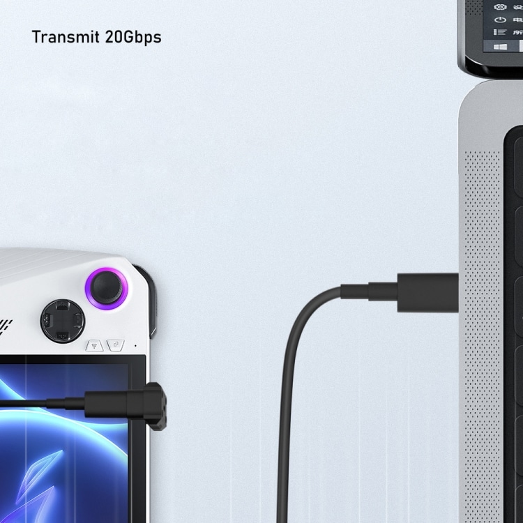 ASUS ROG Ally 20Gbps USB-C 8K 60Hz Data Adapter - Fast Charge Converter 5 Asus Rog Ally 20Gbps Usb-C 8K 60Hz Data Adapter - Fast Charge Converter - Image 5