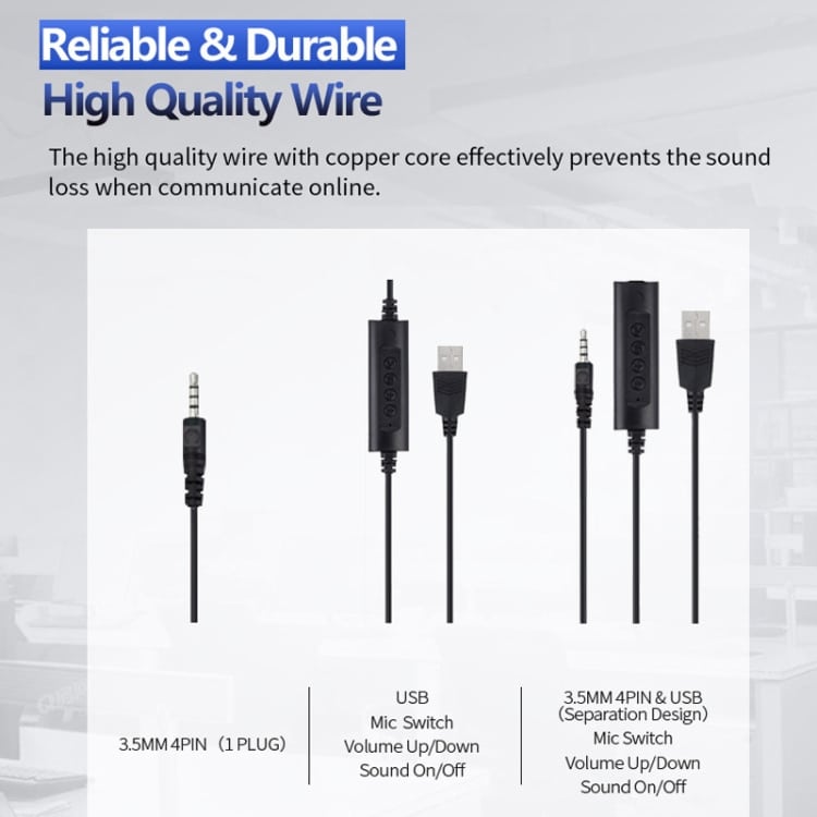 SOYTO SY227 Ear Hook Headset - Hands-Free Corded Computer Headset 7 Soyto Sy227 Ear Hook Headset - Hands-Free Corded Computer Headset - Image 7