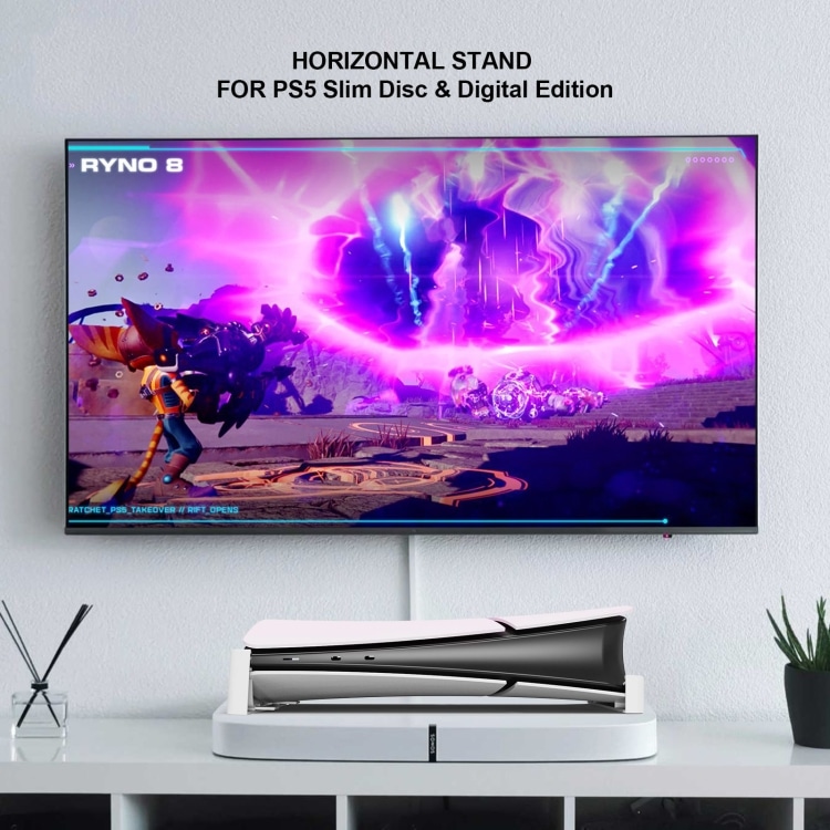 PS5 Slim JYS-P5189 Console Stand - Universal Storage & Horizontal Placement 5 Ps5 Slim Jys-P5189 Console Stand - Universal Storage &Amp; Horizontal Placement - Image 5