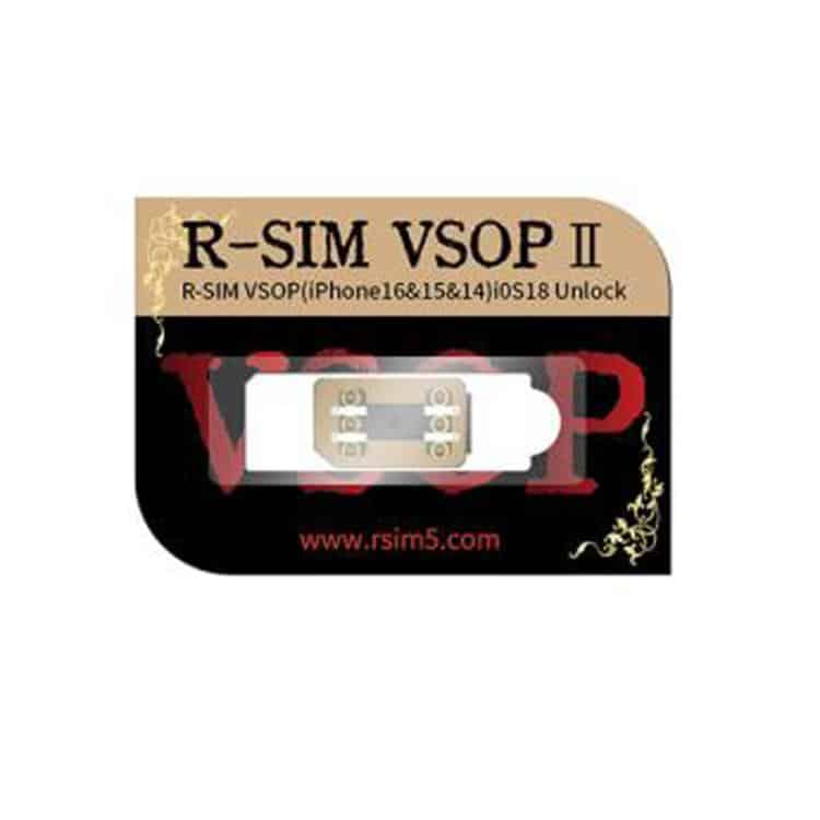 Dual Sim Unlock Chip for iPhone 13-16: R-SIM VSOP 2 with SED/MEP Mode 1 Dual Sim Unlock Chip For Iphone 13-16: R-Sim Vsop 2 With Sed/Mep Mode