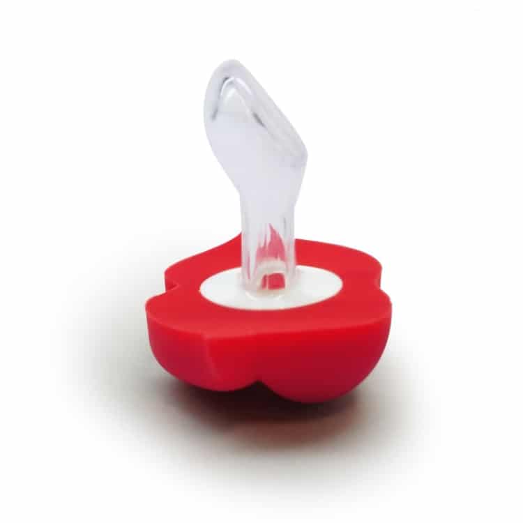 3 Pack Funny Red Lips Newborn Pacifiers - Silicone Teether Soothers for Babies 3 3 Pack Funny Red Lips Newborn Pacifiers - Silicone Teether Soothers For Babies - Image 3