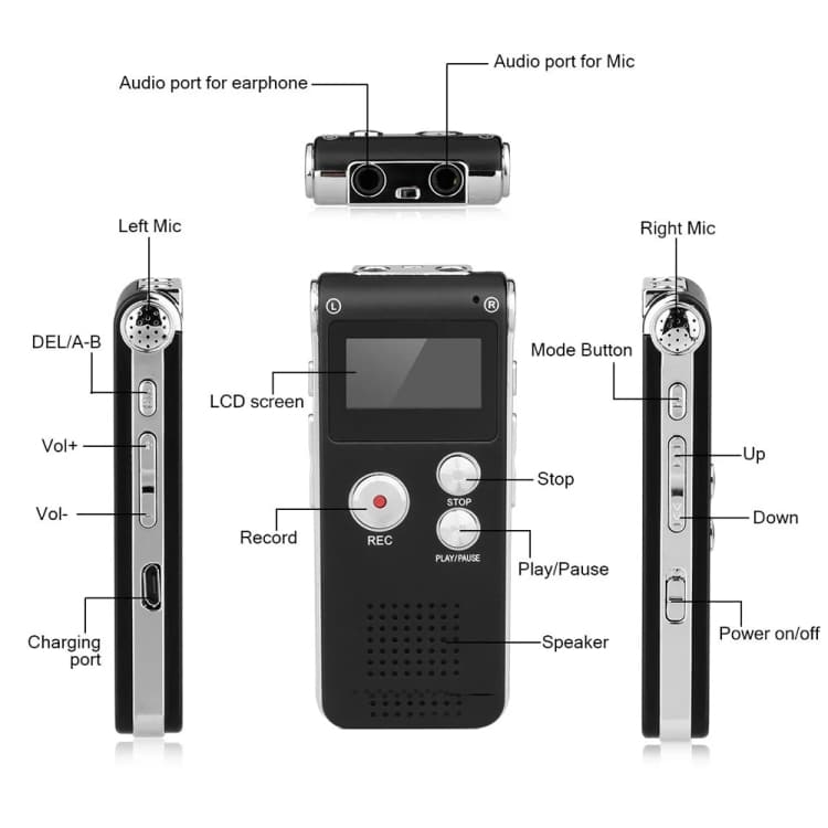 Crisp HD 8GB Voice Recording Pen - Smart Pen with Noise Reduction 3 Vr8111 2.Jpg