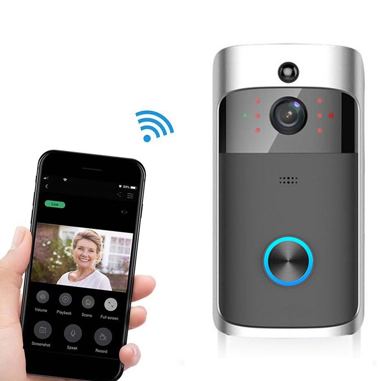 Smart WIFI Video Doorbell - Night Vision, Wide-angle Lens, Remote Monitoring 1 Smart Wifi Video Doorbell - Night Vision, Wide-Angle Lens, Remote Monitoring