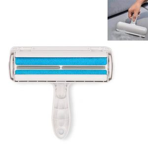 Blue microfiber cleaning roller head for vacuum cleaner, compatible with various models, easy to replace and maintain, ideal for deep cleaning upholstery and carpets.