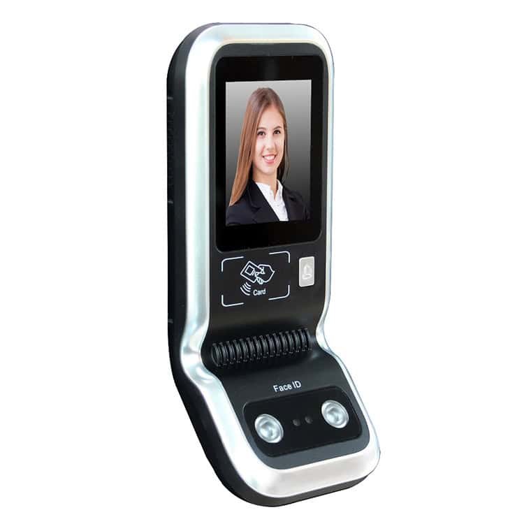 Realand TF01 2.8" TFT Touch Screen Face Fingerprint Time Attendance Machine 3 High-Tech Handheld Biometric Facial Recognition Device With Lcd Screen, Camera, And Face Id Scanner For Secure Access Control And Identity Verification.