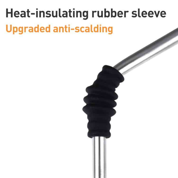 Silicone Coffee Steam Pipe Cover - Protect Your Machine with Style! 3 Heat-Insulating Rubber Sleeve Designed To Cover A Metal Handle For Protection Against Scalding.
