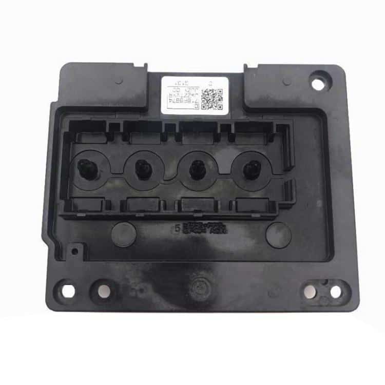 Premium Print Head for Epson WF Series - Superior Printing Precision 3 Black Electronic Control Module With Multiple Connection Points And A Label On The Top.