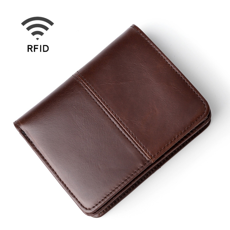 Oilskin Leather RFID Wallet: TP-195 Multi-functional Change Purse, Secure & Stylish 1 Oilskin Leather Rfid Wallet: Tp-195 Multi-Functional Change Purse, Secure &Amp; Stylish