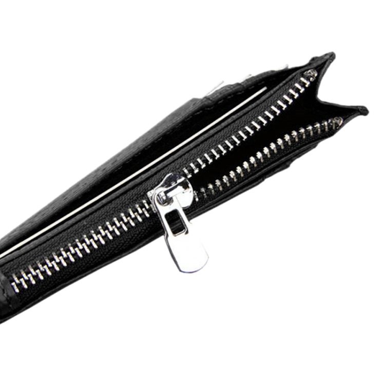 Cowhide Leather RFID Blocking Wallet with Zipper - Compact Card Holder & Coin Purse 4 Cowhide Leather Rfid Blocking Wallet With Zipper - Compact Card Holder &Amp; Coin Purse - Image 4