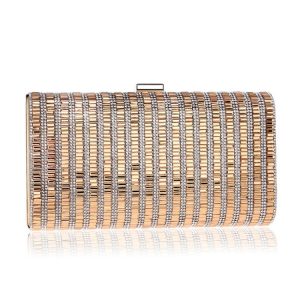 Dazzling Diamond Square Handbag for Women: Perfect for Banquets & Parties
