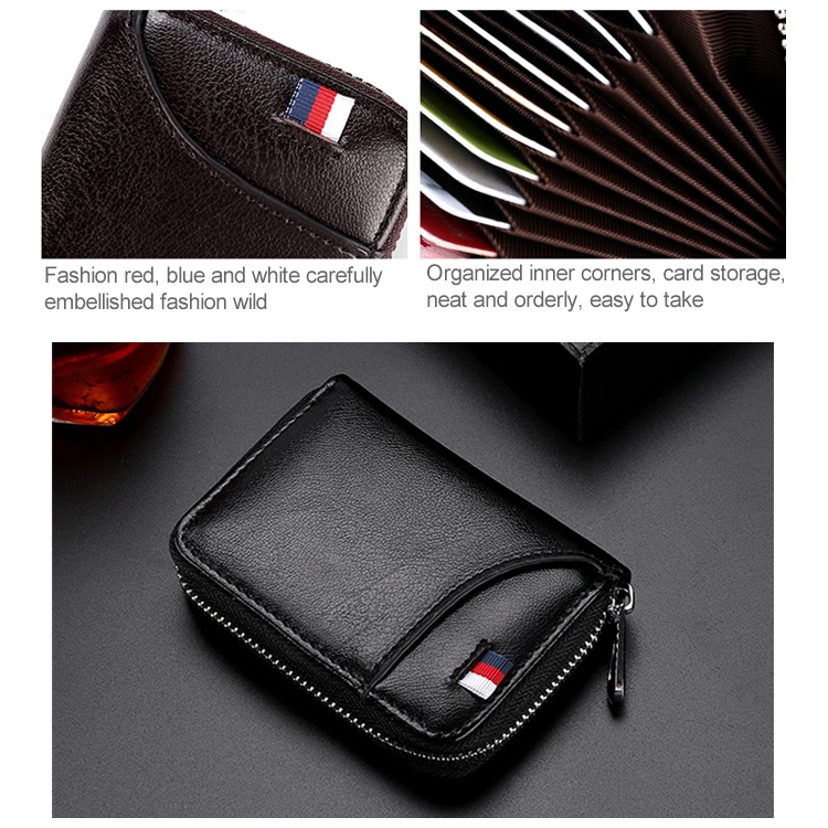 Secure Your Essentials with KB155 RFID Zipper Leather Cards Holder - Anti-magnetic, Spacious 6 Secure Your Essentials With Kb155 Rfid Zipper Leather Cards Holder - Anti-Magnetic, Spacious - Image 6
