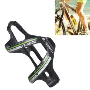 TOSEEK Full Carbon Fiber Bicycle Water Bottle Holder - Lightweight & Durable