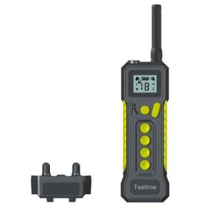 Tsattine T10: IP68 Waterproof Dog Training Device - 2000FT Range, LCD Light
