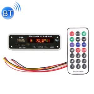 5V Color Screen Car Audio MP3 Player w/ FM Radio & Bluetooth - Remote Control