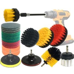 20-Piece Electric Drill Brush Set for Floor, Wall, Window, Glass Cleaning