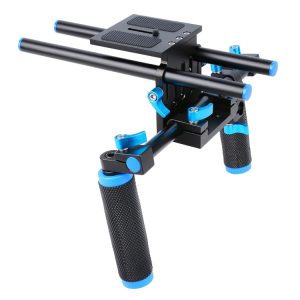YELANGU Dual Handle Shoulder Mount DSLR Rig Kit for Stable Shooting