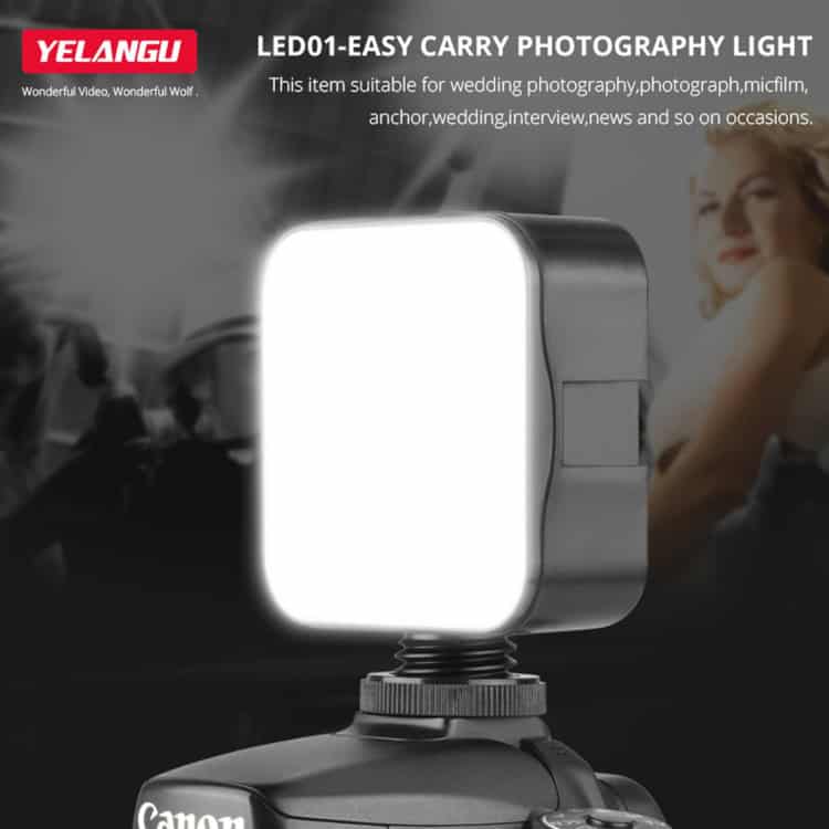 YELANGU LED01 49 LED Video Light - Illuminate Your Camera Shots 6 Yelangu Led01 49 Led Video Light - Illuminate Your Camera Shots - Image 6
