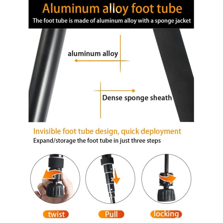 BEXIN P308 Aluminum Monopod: Portable DSLR Camera Holder for Travel & Outdoor 6 Bexin P308 Aluminum Monopod: Portable Dslr Camera Holder For Travel &Amp; Outdoor - Image 6