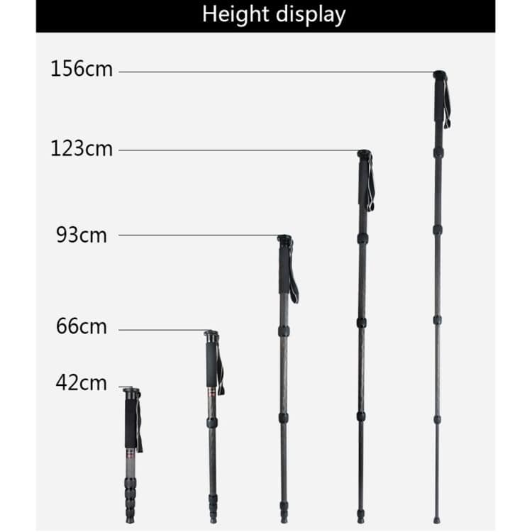 BEXIN Carbon Fiber Monopod: Portable DSLR Camera Holder for Outdoor Travel 3 Bexin Carbon Fiber Monopod: Portable Dslr Camera Holder For Outdoor Travel - Image 3