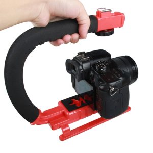 YELANGU S2-1 C-shaped Video Handle DV Bracket Stabilizer for SLR Camera
