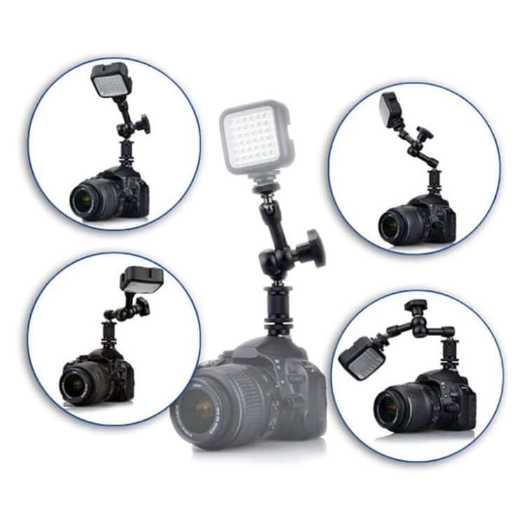 7" Articulating Magic Arm + Large Claws Clips & Phone Clamp. Adjust with Ease! 6 7&Quot; Articulating Magic Arm + Large Claws Clips &Amp; Phone Clamp. Adjust With Ease! - Image 6