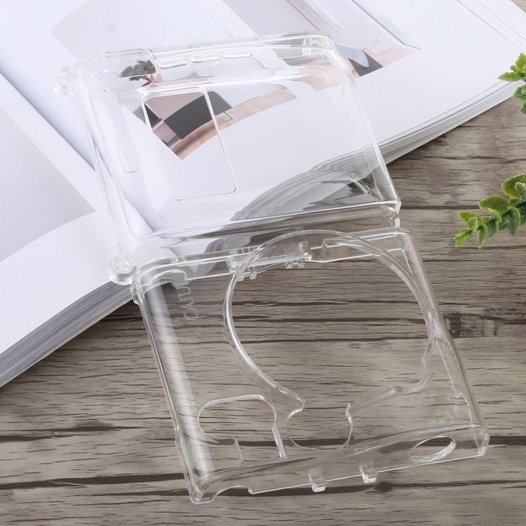Crystal Clear Protective Case with Strap for FUJIFILM instax mini 90 6 Crystal Clear Protective Case With Strap For Fujifilm Instax Mini 90 - Image 6