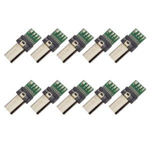10-Piece Sony Camera USB PCB Connector Micro USB Plug Adapter - Data Cable