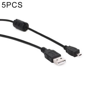 5 PCS 1.5m Mini 8 Pin USB to USB 2.0 Cable for Nikon D5100 / D610