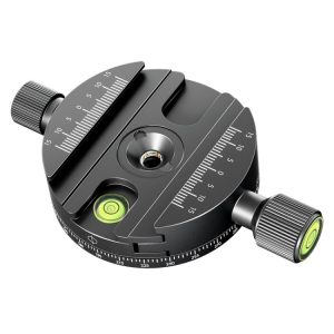 BEXIN QJ-08 Tripod Mount: Rotary Quick Release Clamp Base - Smooth Panoramic Movement