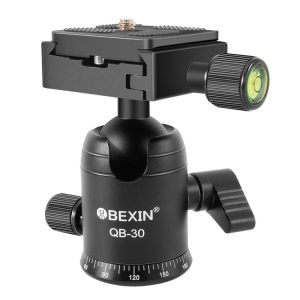 BEIXIN QB-30 360° Rotation Metal Ball Head with Quick Release Plate