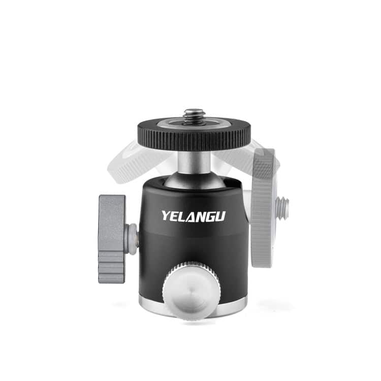 YELANGU LW-A01 Metal Tripod Ball Head Adapter - Smooth Panoramic Rotation 1 Yelangu Lw-A01 Metal Tripod Ball Head Adapter - Smooth Panoramic Rotation